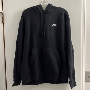 Men’s Nike sportswear club fleece hoodie | men’s large | black